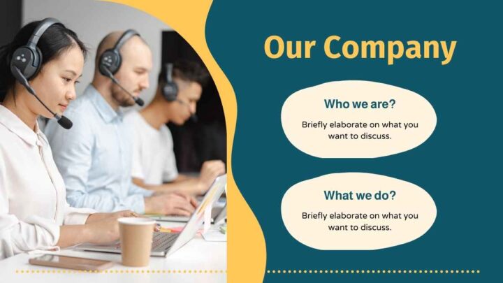 Customer Service Online Training. Free PPT & Google Slides Template ...