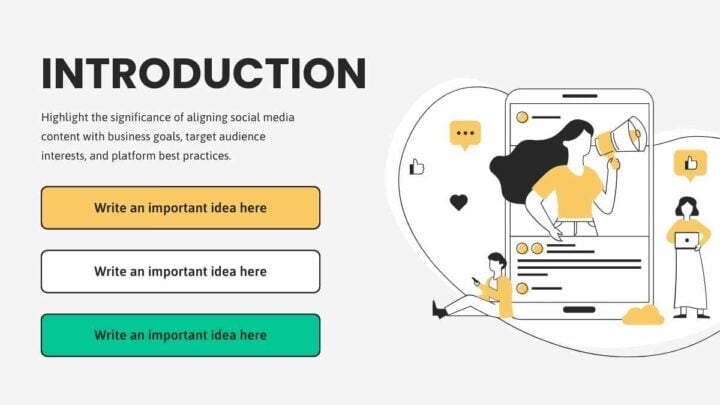 Design Inspiration for Social Media. Free PPT & Google Slides Template ...