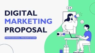 Illustrated Digital Marketing Proposal Slides