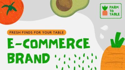 Illustrated E-commerce Brand Slides