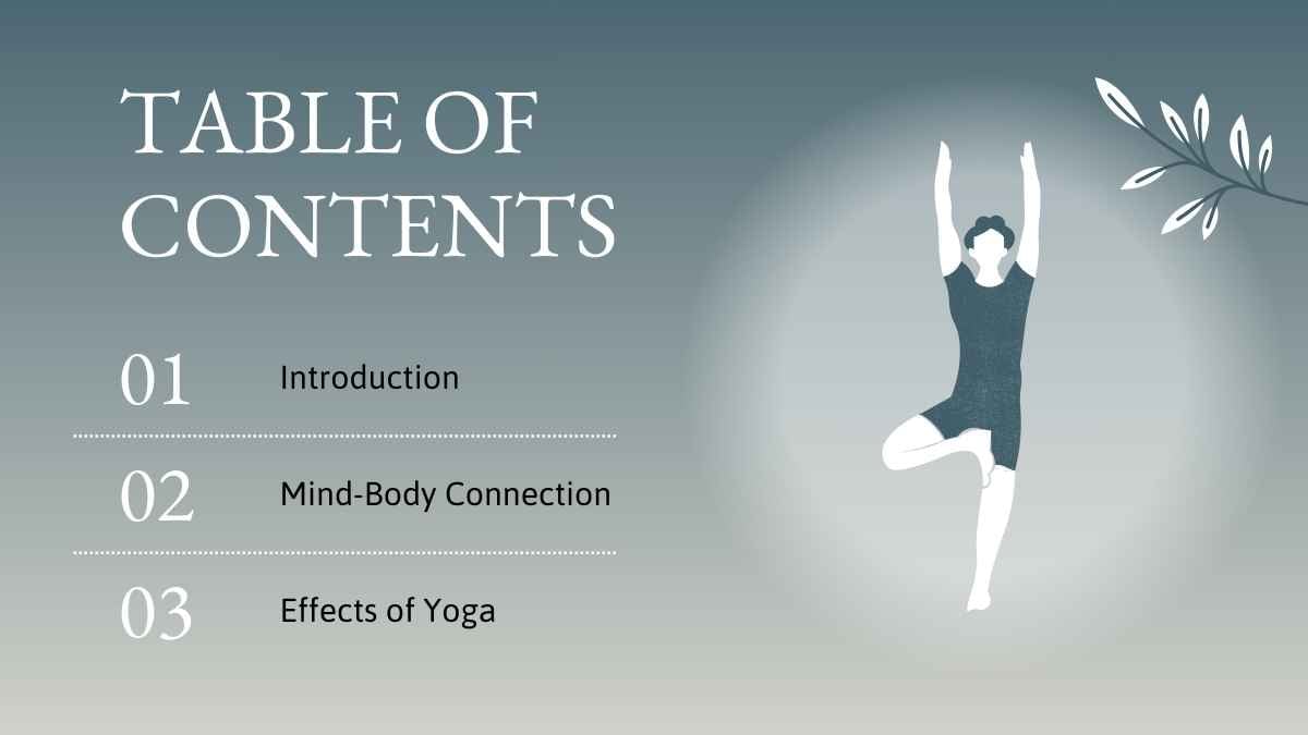 Illustrated Effect of Yoga On Nervous System Slides - slide 3