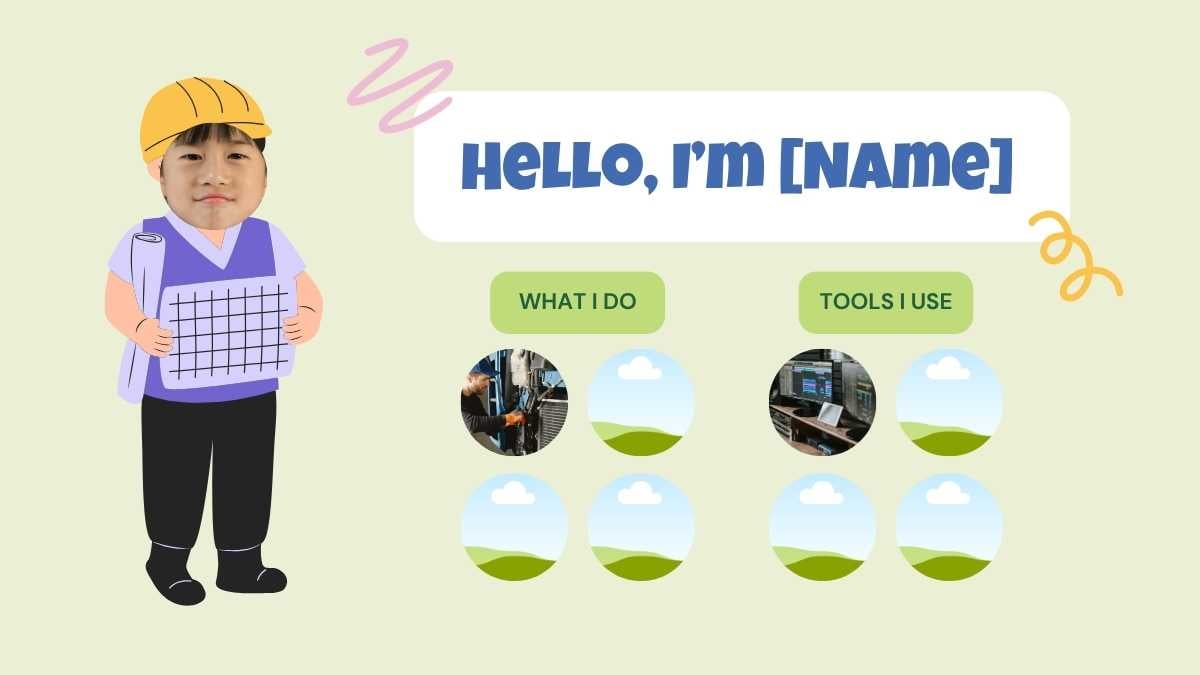 Illustrated Elementary School Career Day Slides - slide 12