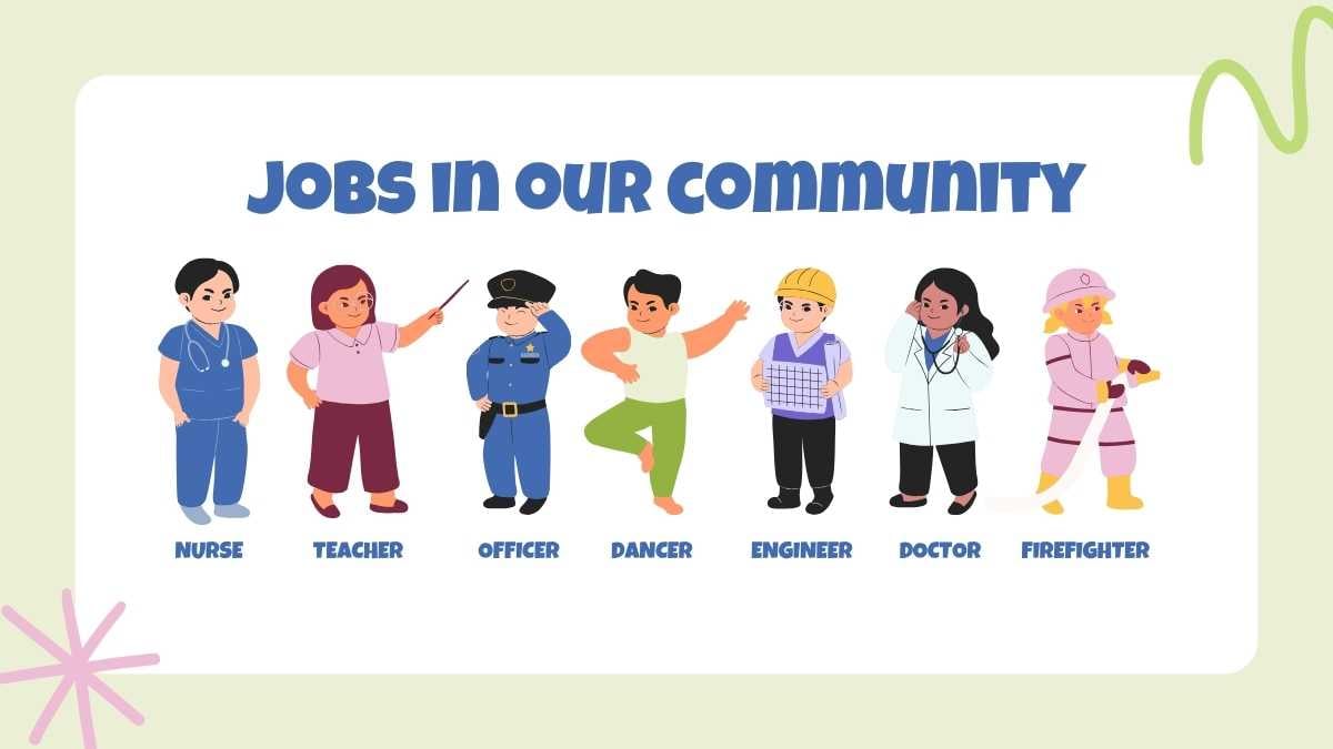 Illustrated Elementary School Career Day Slides - slide 4