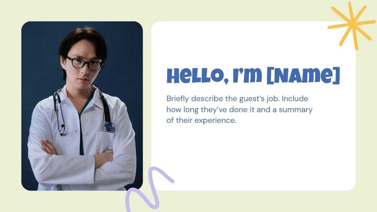Illustrated Elementary School Career Day Slides - slide 6