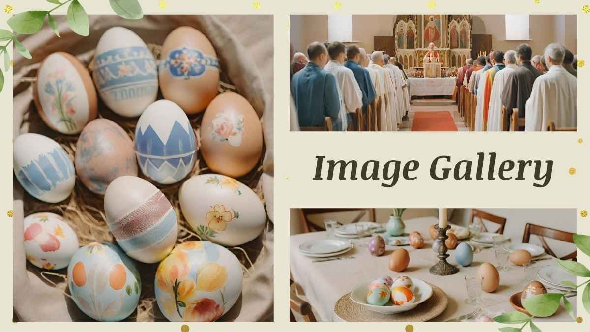 중학교를 위한 우아한 종교 주제: 기독교 부활절 - slide 9