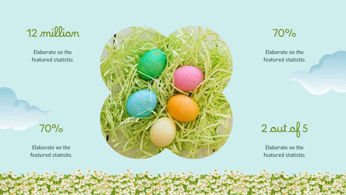 Disfruta del boletín de búsqueda de huevos de Pascua Plantilla de presentación - diapositiva 10