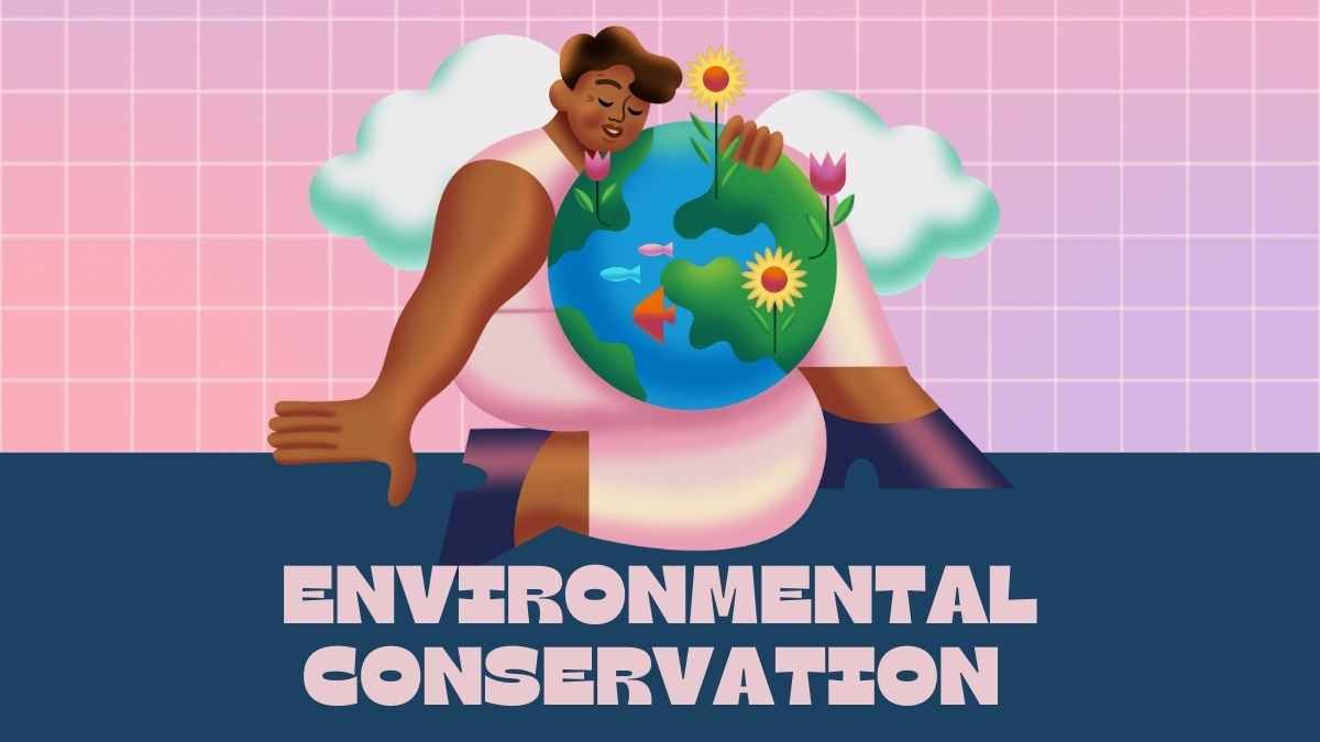 Boletim informativo ilustrado sobre conservação ambiental - slide 0
