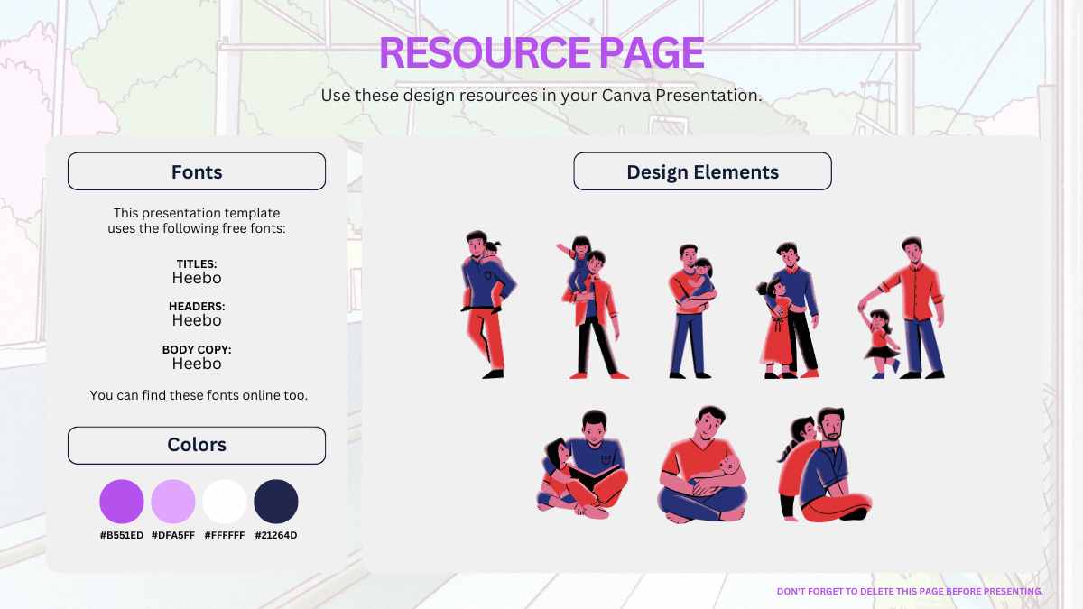 Hari Ayah dan Anak Perempuan Berjalan Bersama dengan Ilustrasi - slide 14