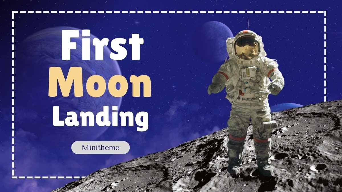 Illustrated First Moon Landing - slide 0
