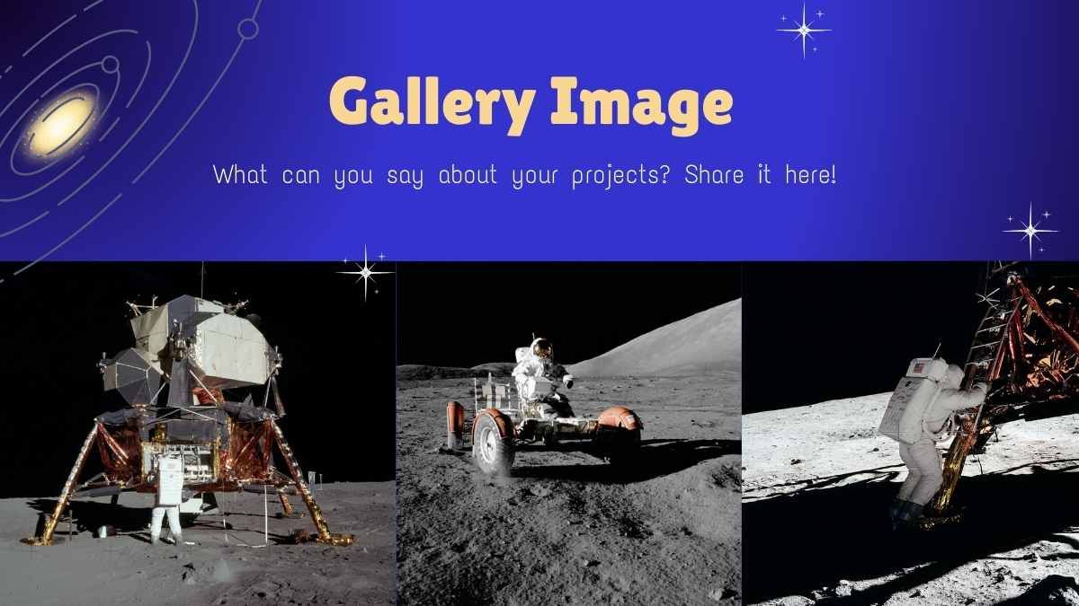 Primeira aterrissagem na Lua ilustrada - slide 9