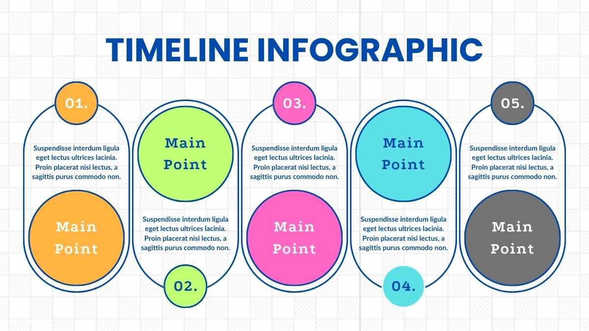 Illustrated Flat Timeline Infographics - slide 10