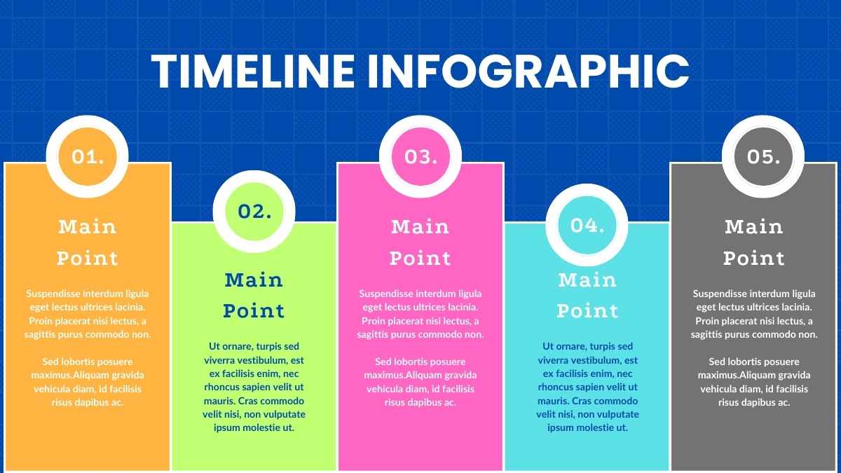 Illustrated Flat Timeline Infographics - slide 6