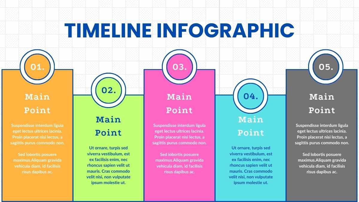 Illustrated Flat Timeline Infographics - slide 6