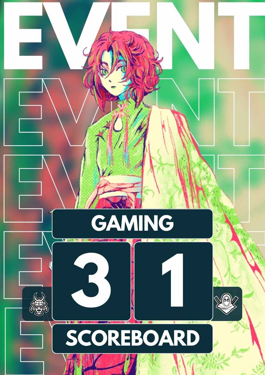 イラスト入りのゲームスコアカード - slide 1