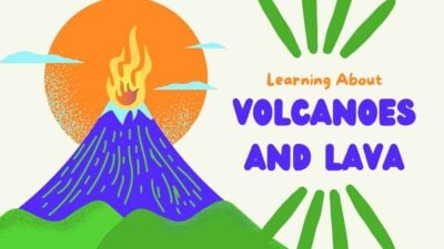 Belajar Tentang Gunung Berapi dan Aliran Lava dengan Ilustrasi