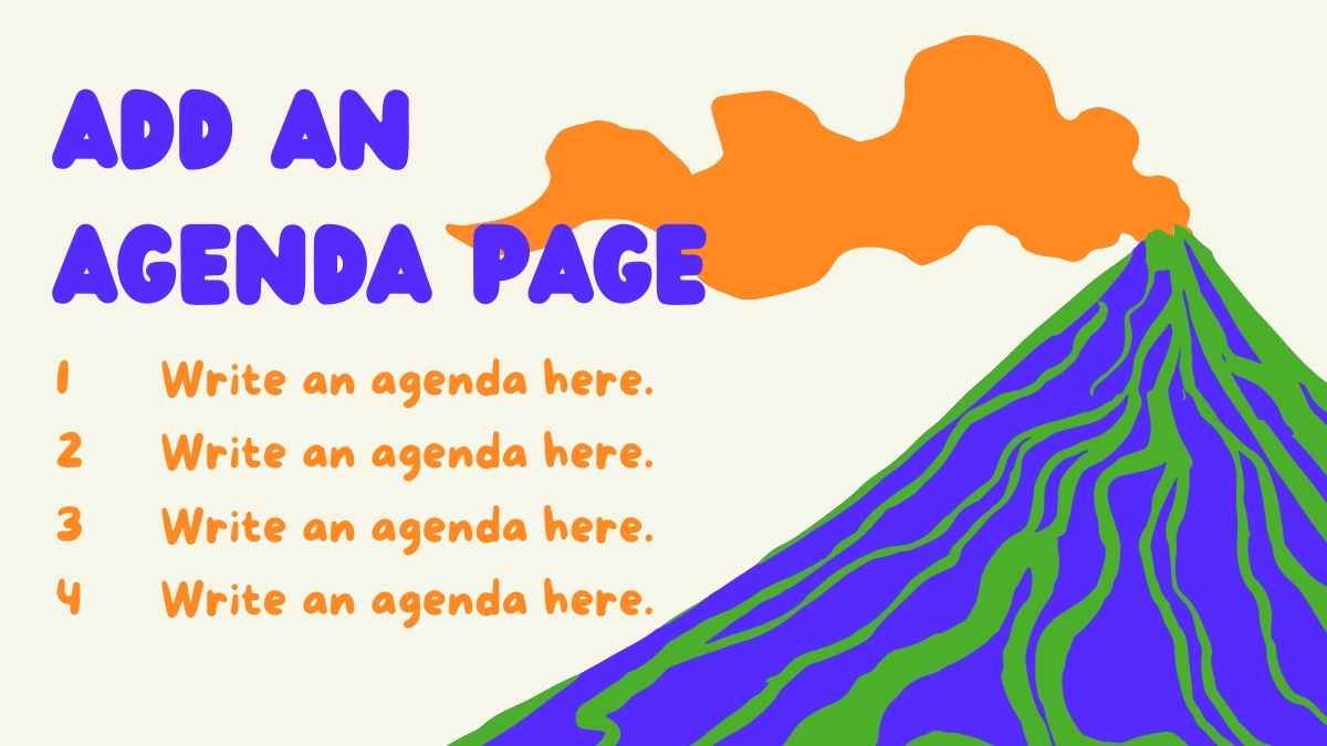 Belajar Tentang Gunung Berapi dan Aliran Lava dengan Ilustrasi - slide 5