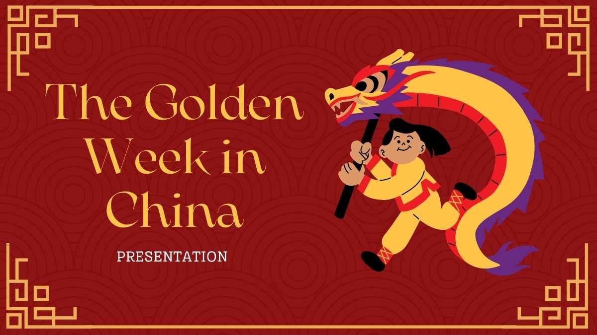 Apresentação da Semana Dourada Ilustrada na China - slide 0