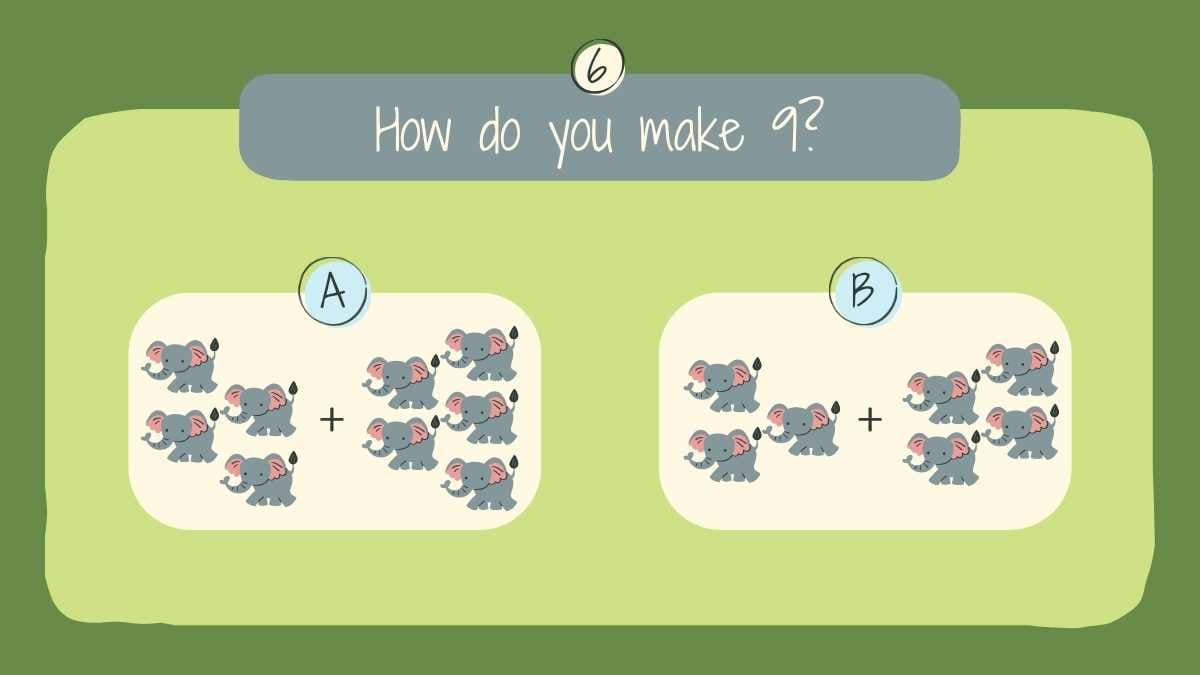 Illustrated Grade 1 Addition Slides - slide 13