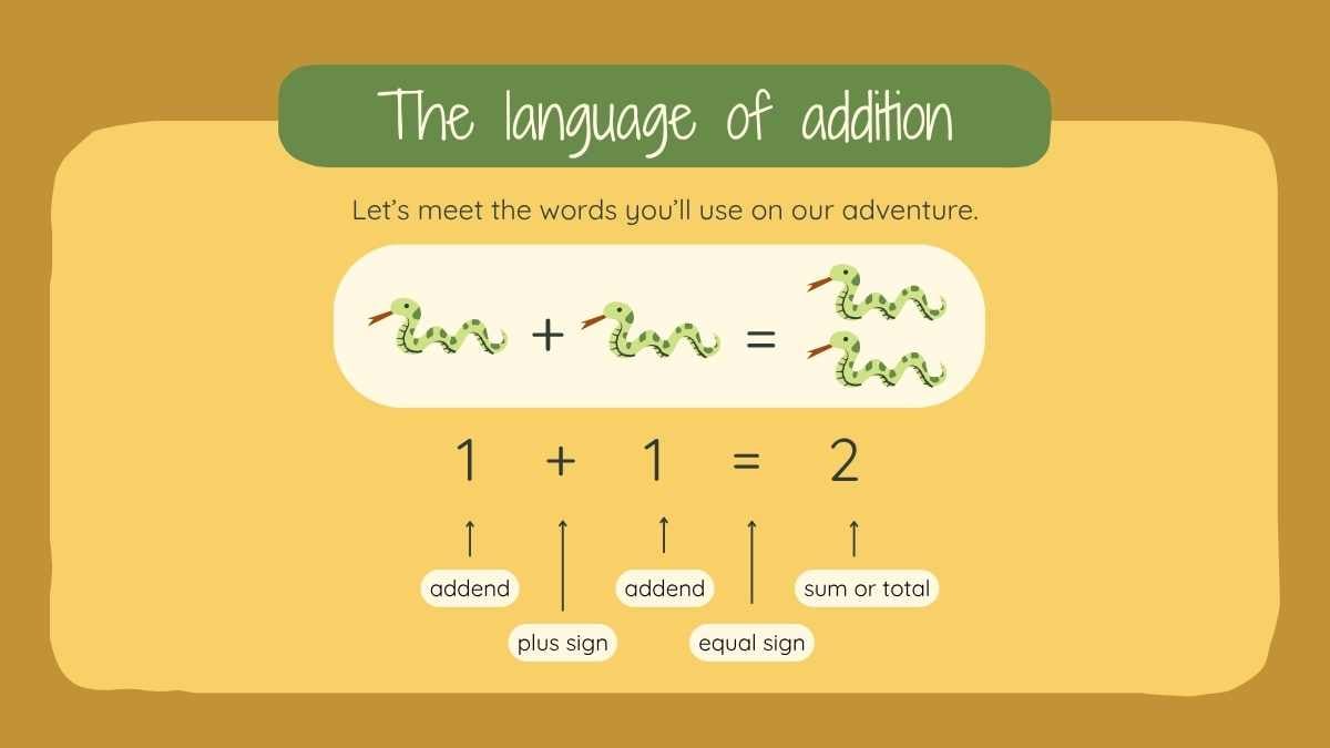 Illustrated Grade 1 Addition Slides - slide 5