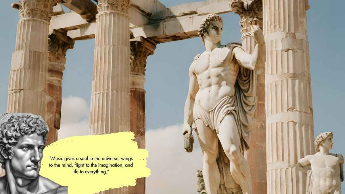 Illustrated Greek God: Apollo - slide 9