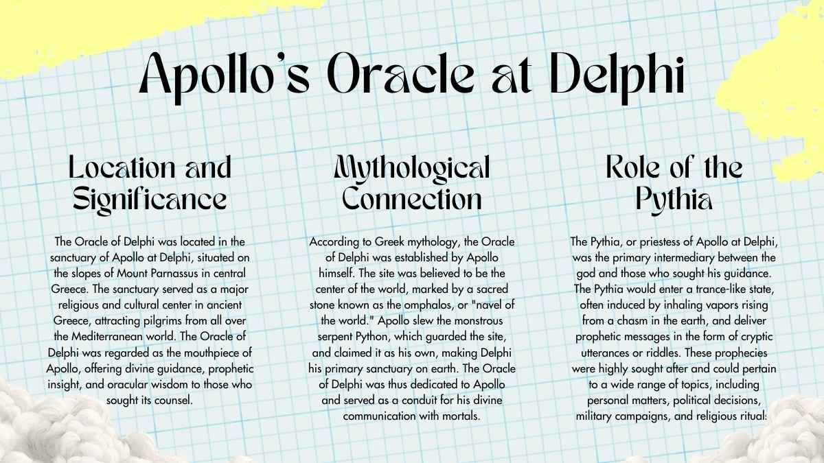 Illustrated Greek God: Apollo - slide 12