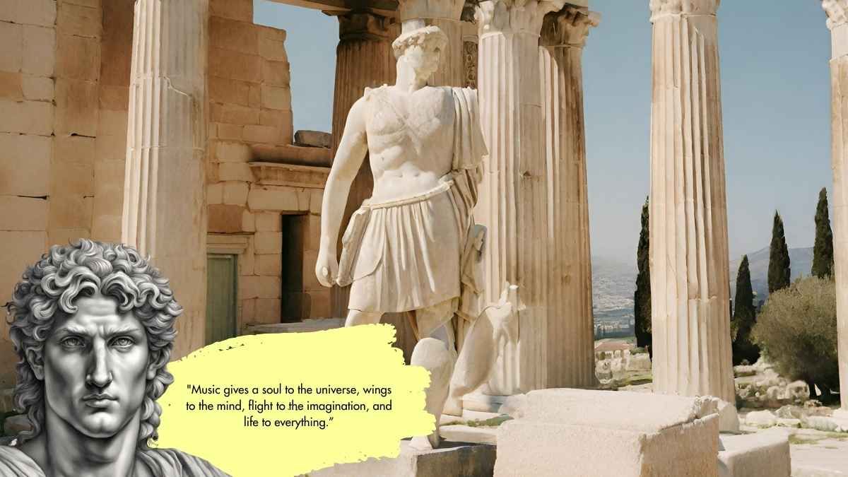Illustrated Greek God: Apollo - slide 4