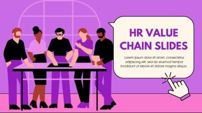 Slides Carnival Google Slides and PowerPoint Template Illustrated HR Value Chain Slides 2