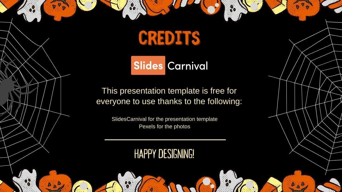 Campaña de ventas de Halloween en neón - diapositiva 14