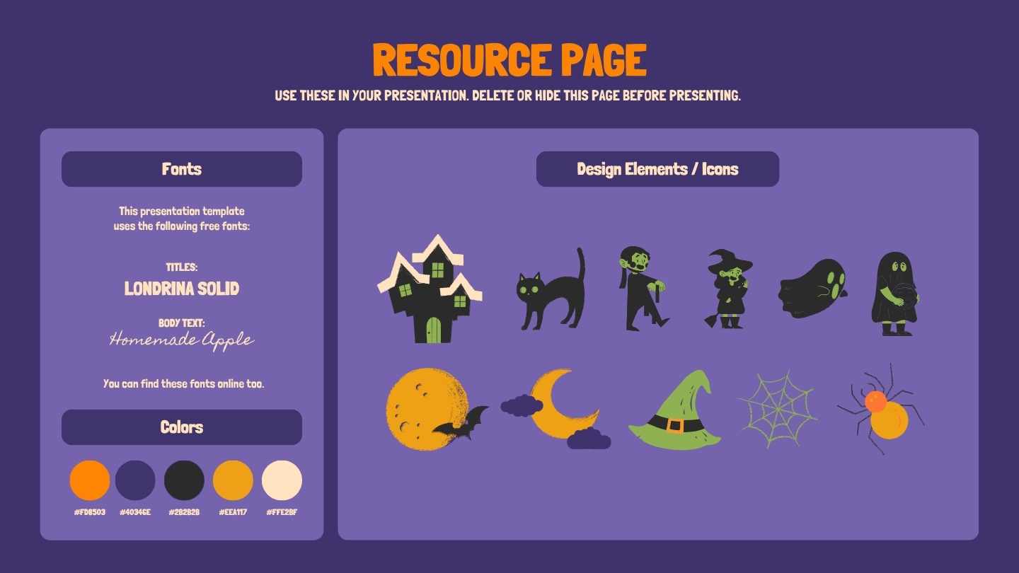 Illustrated Halloween Trivia Night Slides - slide 14