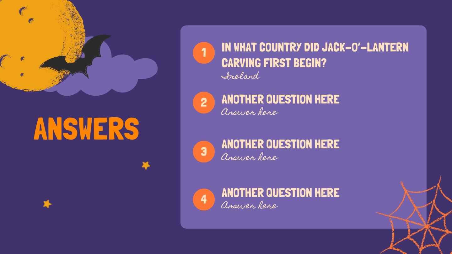 Illustrated Halloween Trivia Night Slides - slide 5