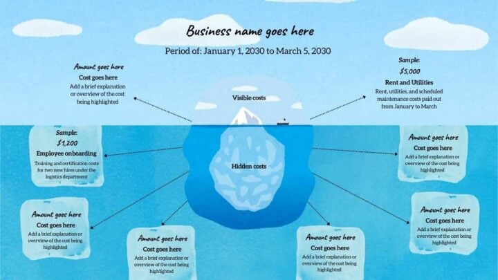 Iceberg Template.pdf Iceberg Diagram. Free Infographics Template — SlidesCarnival