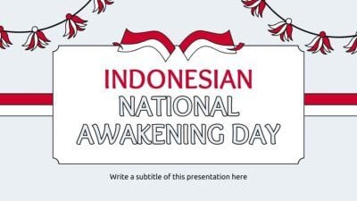 Slides Carnival Google Slides and PowerPoint Template Illustrated Indonesian National Awakening Day 2