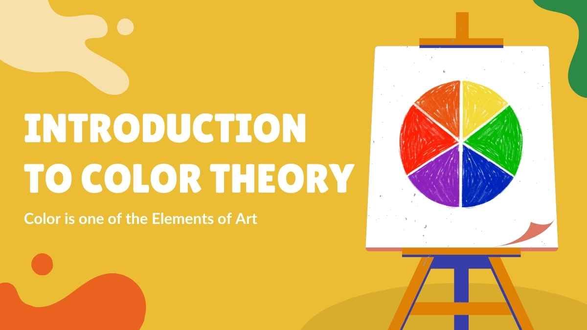 Illustrated Introduction to Color Theory Lesson - slide 0