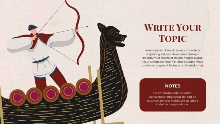 Illustrated Medieval History Thesis. Free PPT & Google Slides Template ...