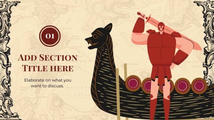 Illustrated Medieval History Thesis. Free PPT & Google Slides Template ...