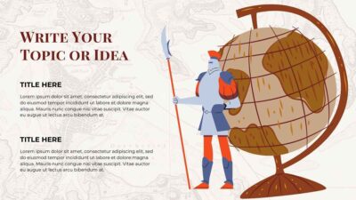 Illustrated Medieval History Thesis. Free PPT & Google Slides Template ...