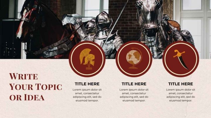 Illustrated Medieval History Thesis. Free PPT & Google Slides Template ...