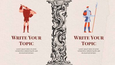Illustrated Medieval History Thesis. Free PPT & Google Slides Template ...