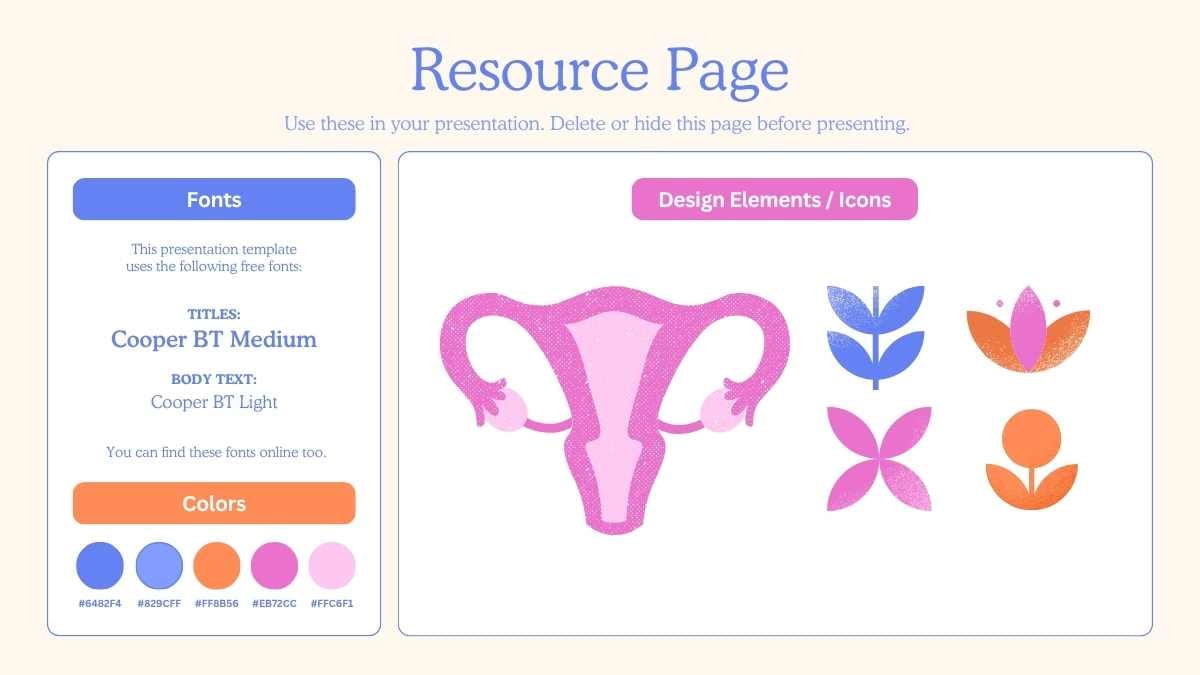 Illustrated Menstrual Cycle Slides For Grade 10 - slide 14