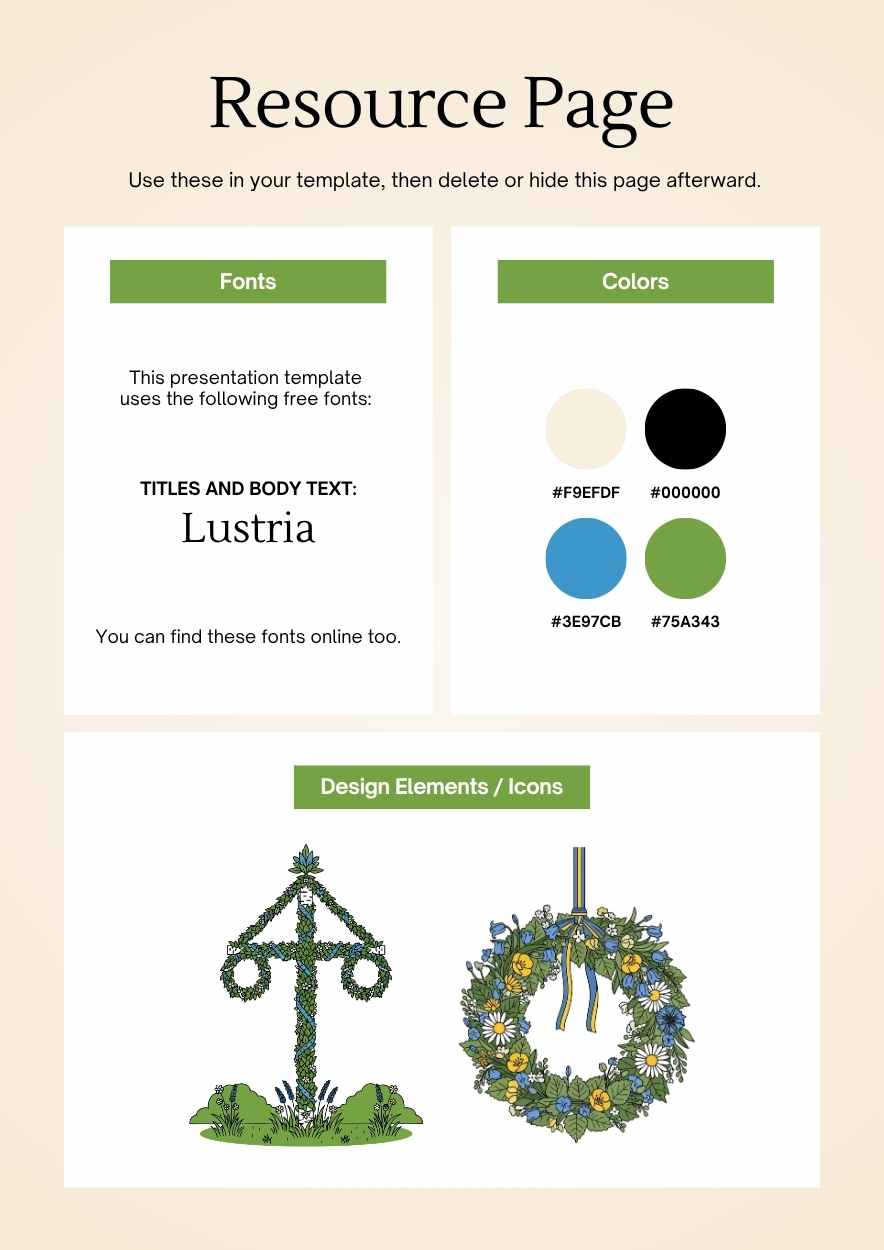 Illustrated Midsummer Festival Event Poster - slide 3