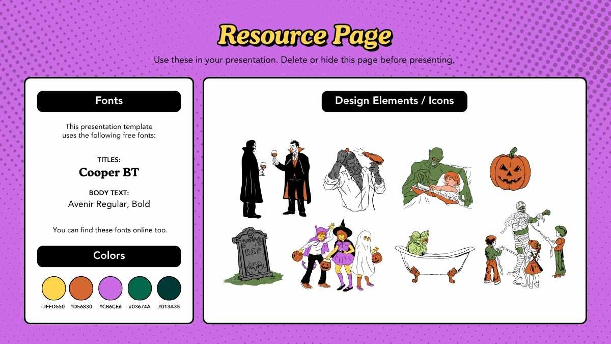 Illustrated Monster Facts Slides - slide 13
