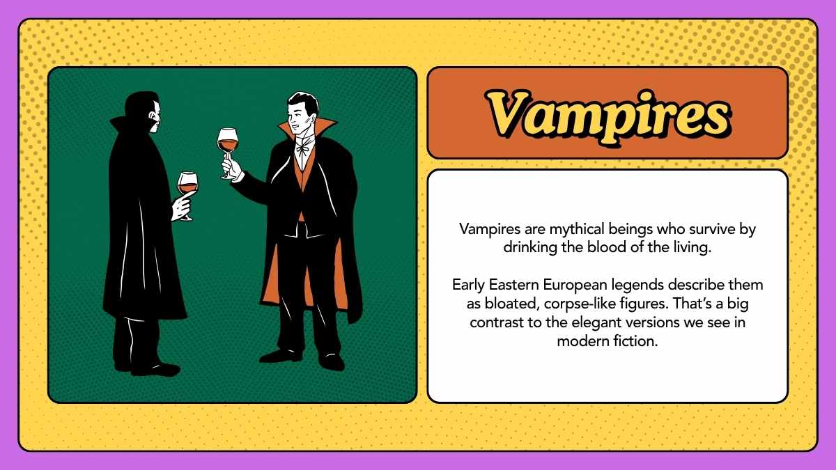 Illustrated Monster Facts Slides - slide 4