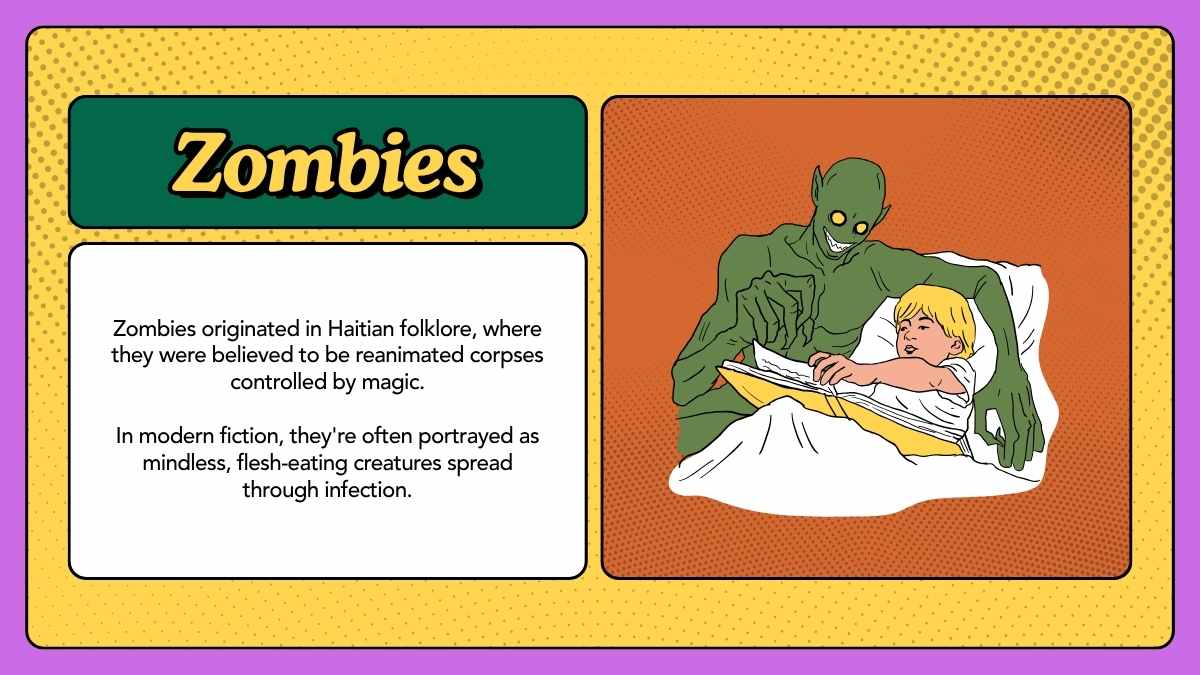 Illustrated Monster Facts Slides - slide 7