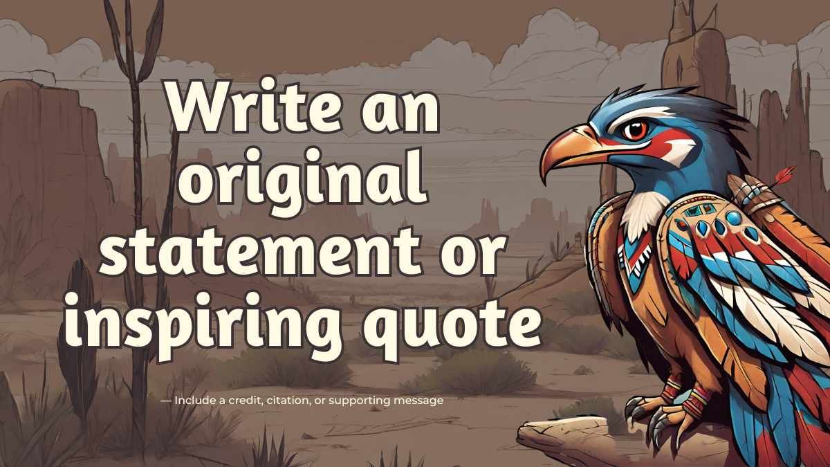 Illustrated Native American Lesson - slide 10