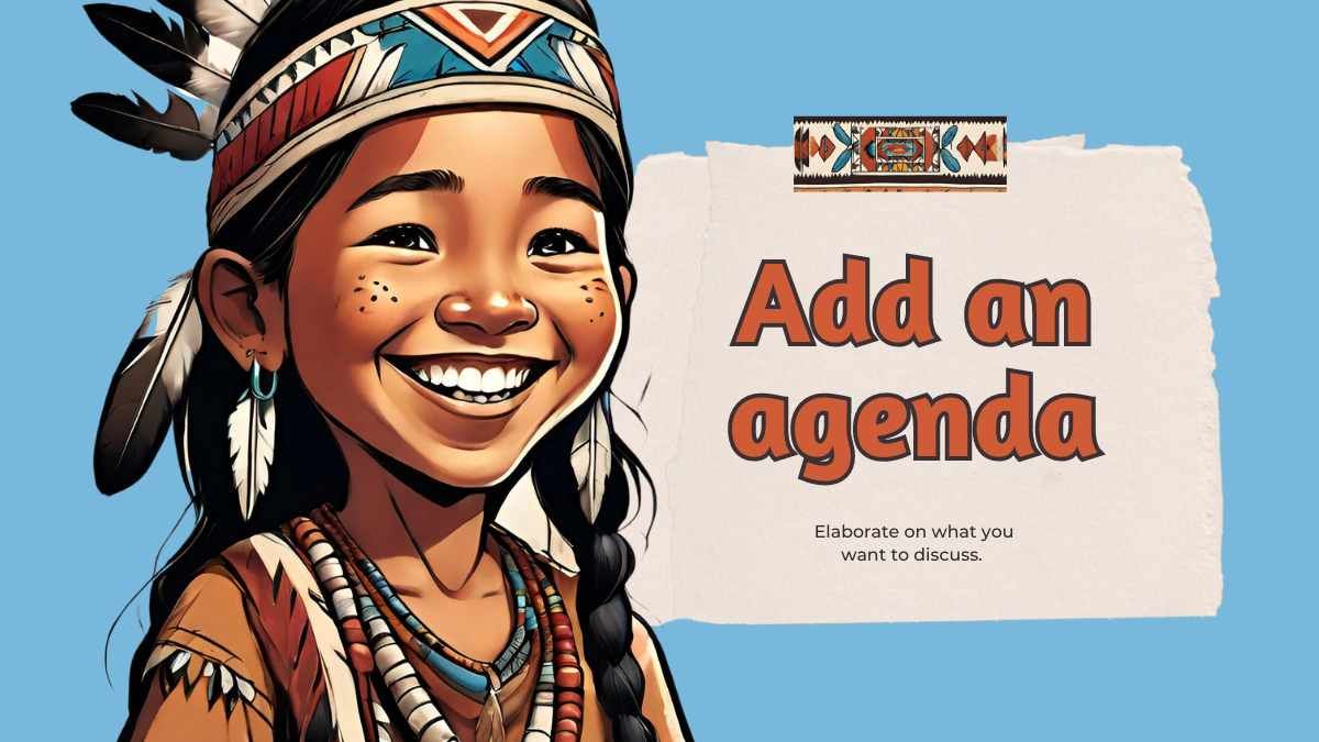 Illustrated Native American Lesson - slide 11