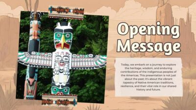 Illustrated Native American Lesson. Free PPT & Google Slides Template ...