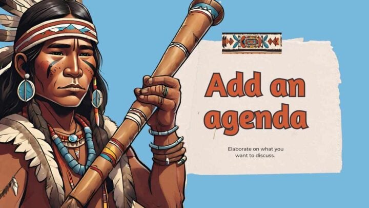 Illustrated Native American Lesson. Free PPT & Google Slides Template ...