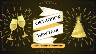 Año Nuevo Ortodoxo Ilustrado