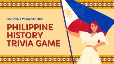 イラスト入りフィリピンの歴史トリビアゲーム