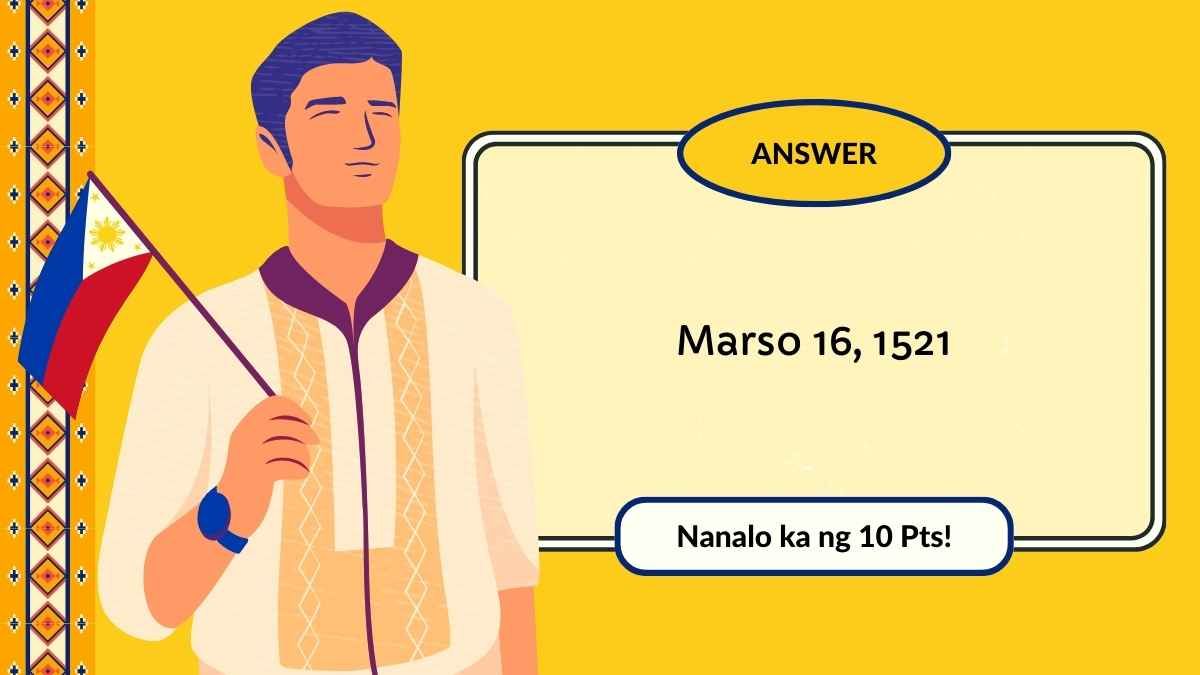 Illustrated Philippine History Trivia Game - slide 9